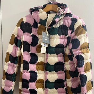 Rare NWT Uniqlo Marimekko Ultra Light Down polkadot jacket (Small)